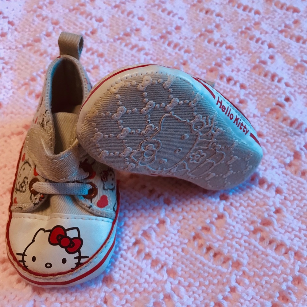 Hello kitty infant sneakers.